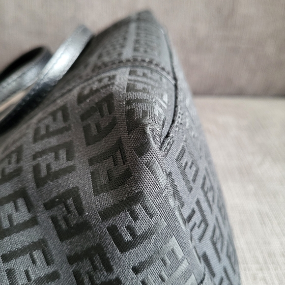 * SOLD on Marketplace* - Fendi Black Zucchino Small Tote Bag - Picture 17 of 17
